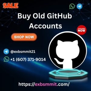 Buy old GitHub accounts